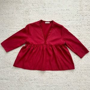 Christmas Babydoll top